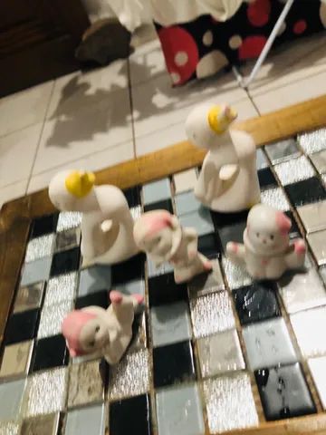 Bebilos antigos porcelana 5 unidades - Foto 4