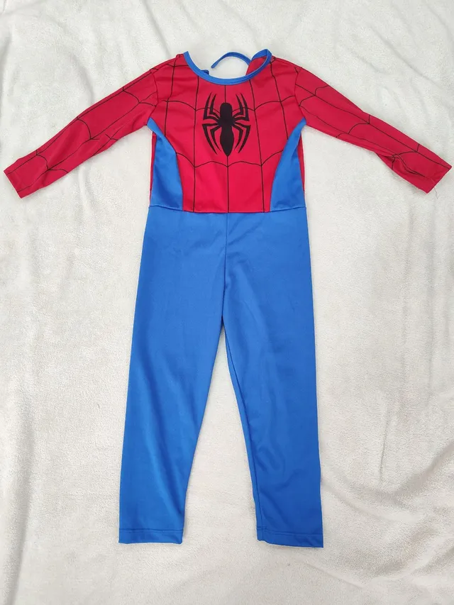 Fantasia Homem Aranha com Enchimento Tam 4, Roupa Infantil para Menino Homem  Aranha Usado 82715343