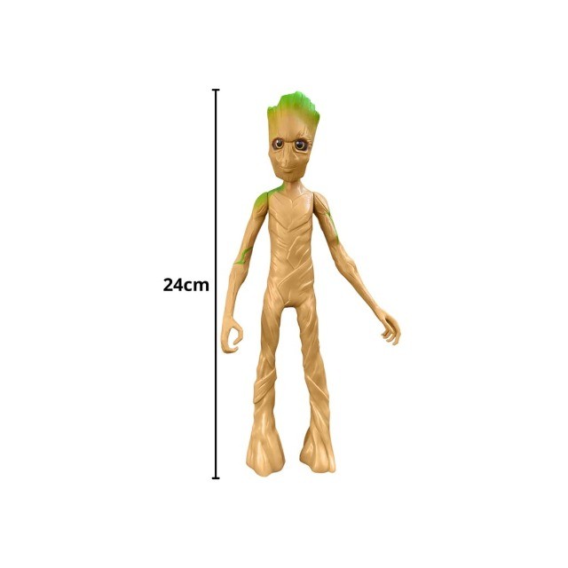 Boneco Groot Guardiões da Galaxia Vingadores Marvel 24cm - Foto 2