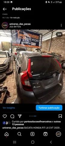 Sucata honda fit cvt 2020  - Foto 3