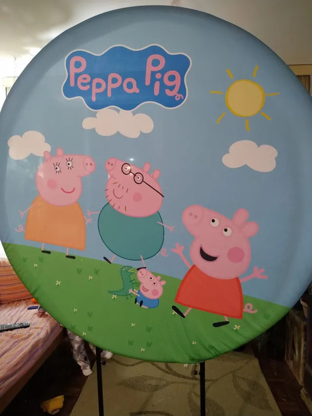 Casinha Casa Peppa Pig Completa Acessórios E Jardim - Dtc