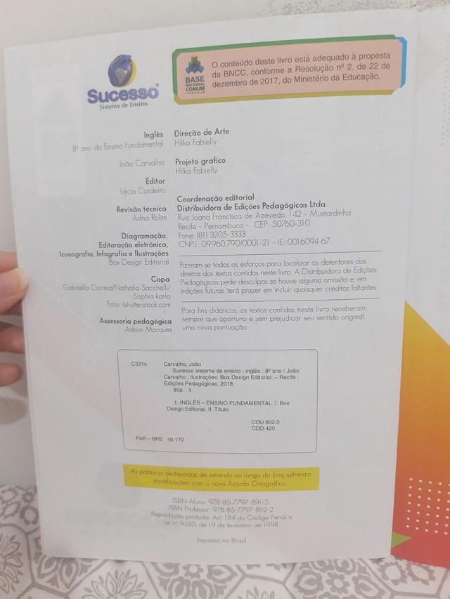 Inglês 8° ano Sucesso Sistema de Ensino  - Foto 2