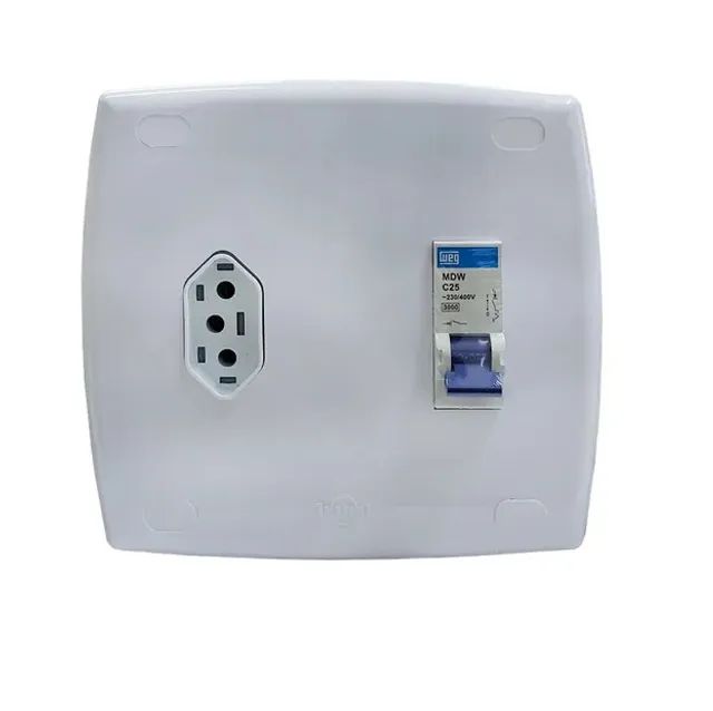 Caixa Ligação Para Disjuntor 25a Tom20a 250v 997/04 Ilumi - Foto 2