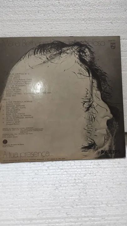 Disco de vinil LP Maria Bethânia A tua presença - Foto 2