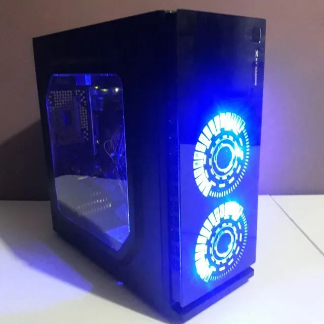 Computador PC Gamer Intel Core i5 7400+16GB Ram+SSD1TB+RX580 8GB+Brindes+Wi-Fi+Entrega - Foto 3