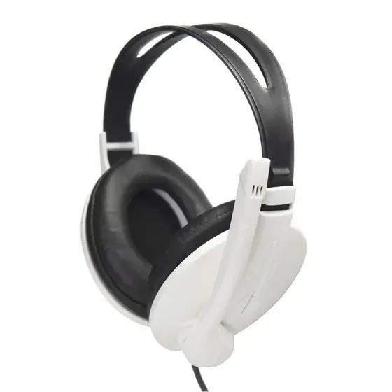 Fone Headset para PC Dex DF-300 Branco com Microfone - Foto 3
