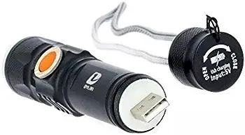 Lanterna de led recarregável USB - Foto 3
