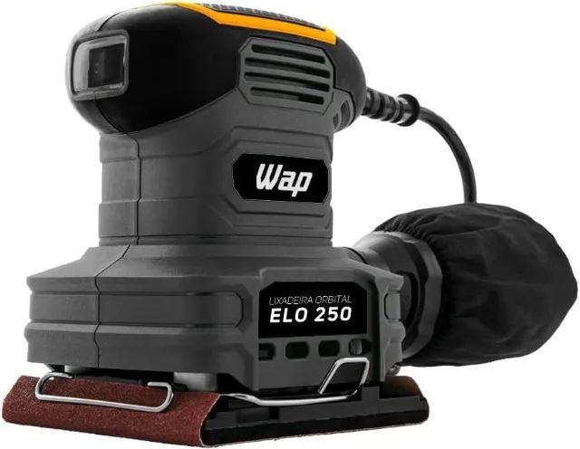 Lixadeira Orbital Wap 250W Ergonômica Coletor De Pó 1400 Órbitas Por Minuto 220V - Foto 4
