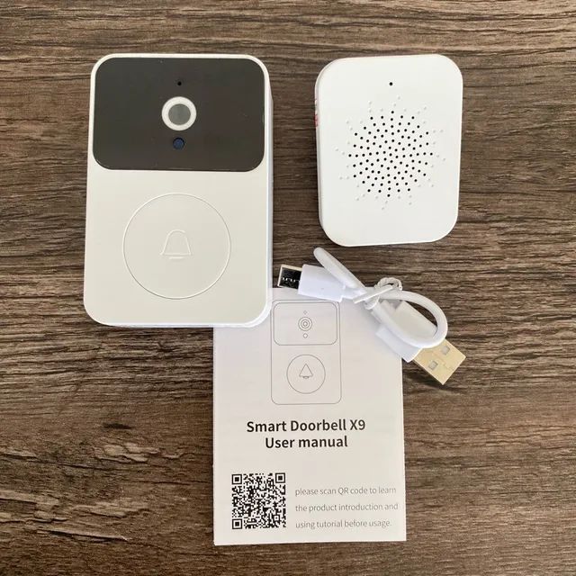 Campainha sem fio com câmera 