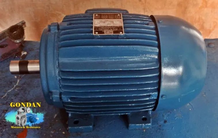Motor elétrico WEG 5cv (3.7kw) 2 polos 3480RPM trifásico 220v / 380v / 440v    - Foto 3