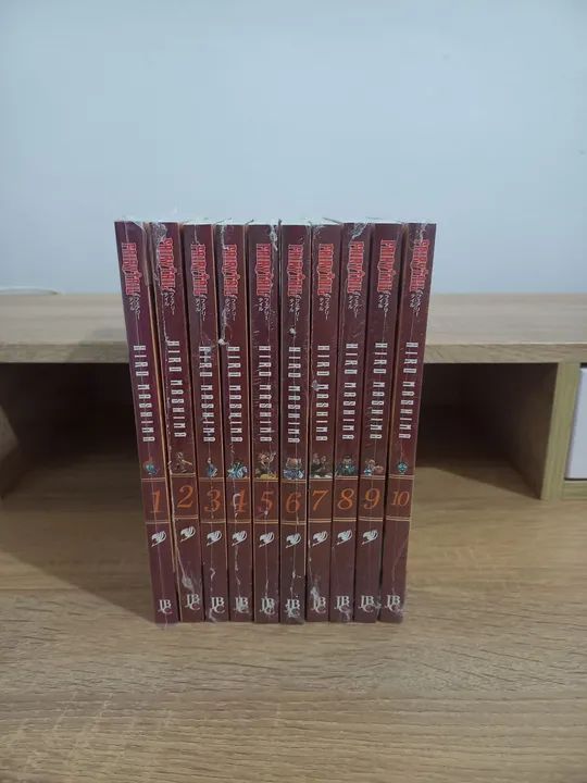 Mangá Fairy Tail vol. 1-10