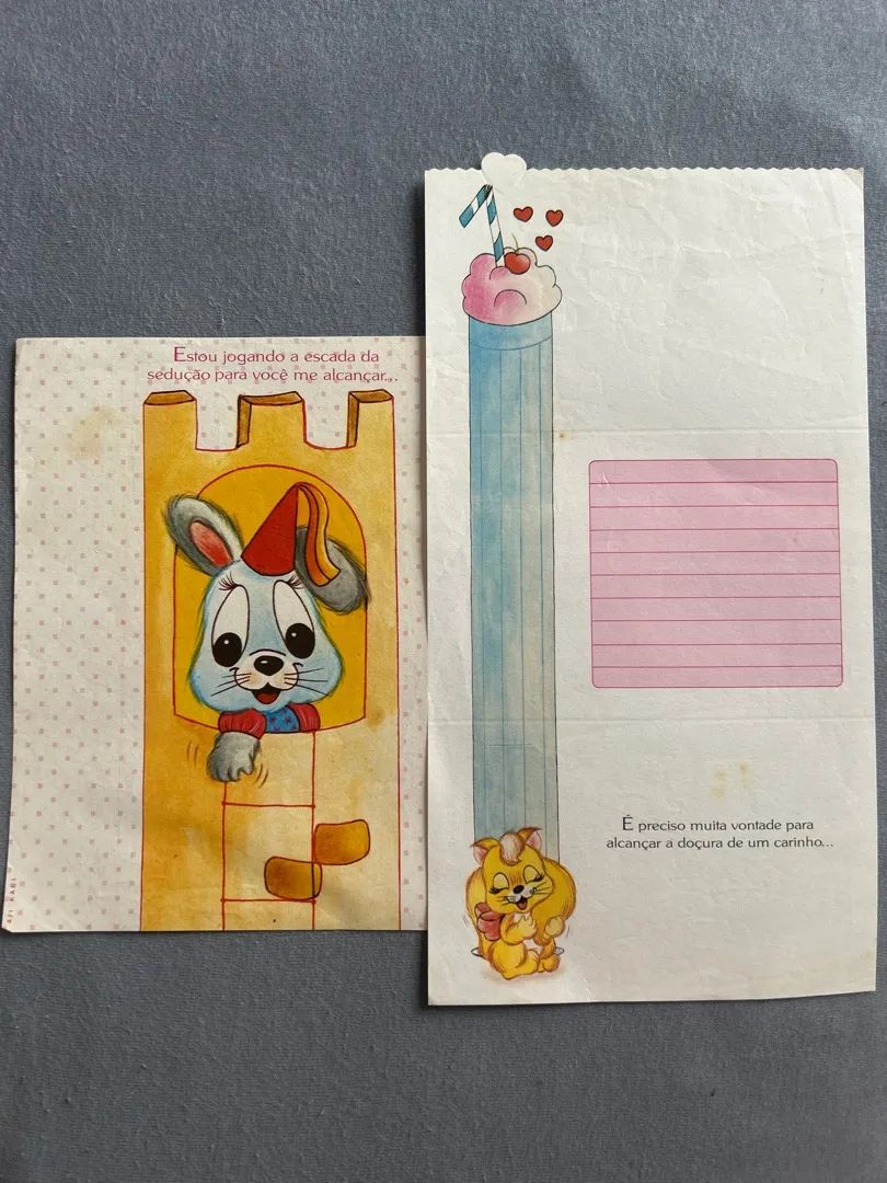 Papéis de carta antigos kabi - kit 2 - Foto 4