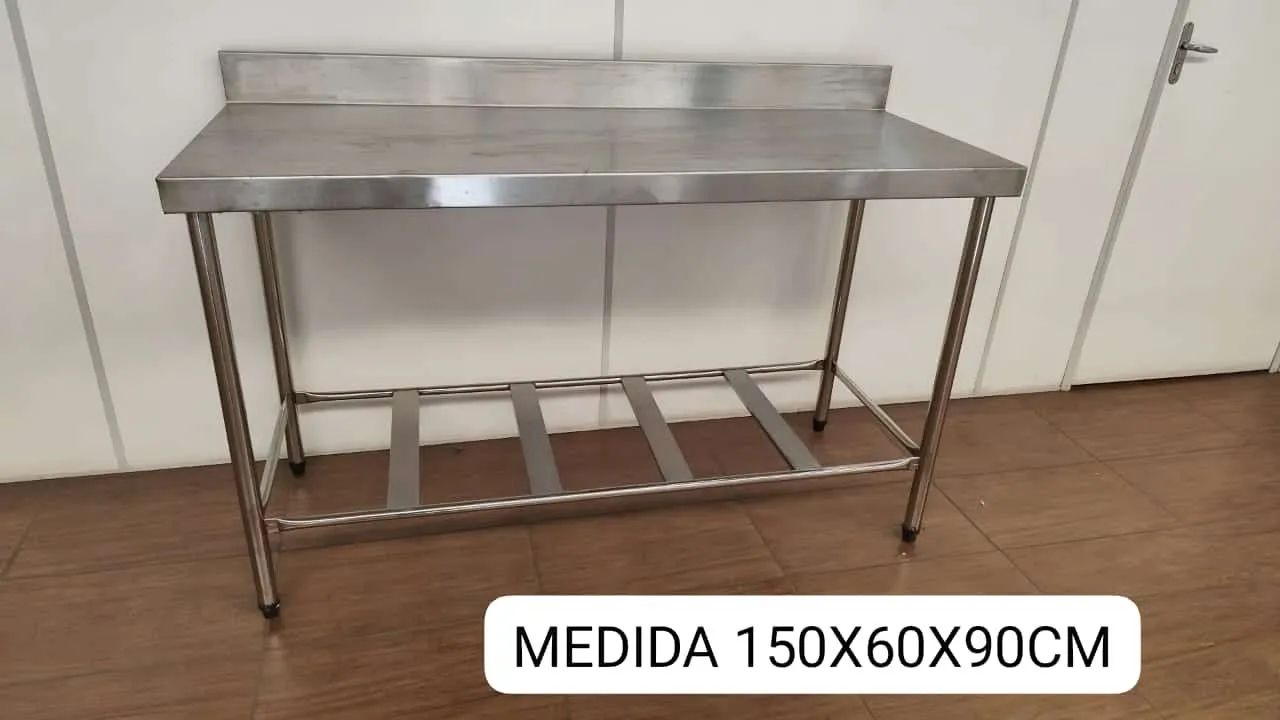 Carrinho de aço inox 3 prateleiras. Móveis em inox pronta entrega  - Foto 2