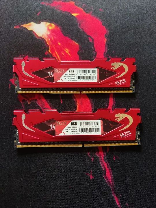 Memória Ram DDR4 3200mhz Jazer 16gb (2x8gb) Último Kit Lacrado - Foto 2
