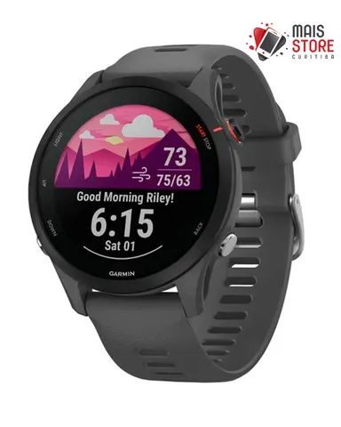 Relógio Garmin Forerunner 255 Music-  Black - 010-02641-20 (Novo/Lacrado)