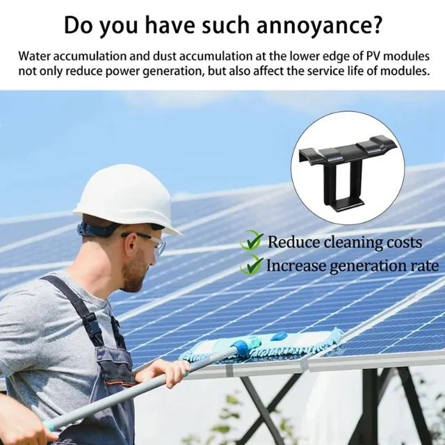  16pcs Painel Solar Clipes De Drenagem De Água Módulos 35mm Fotovoltaico - Foto 3