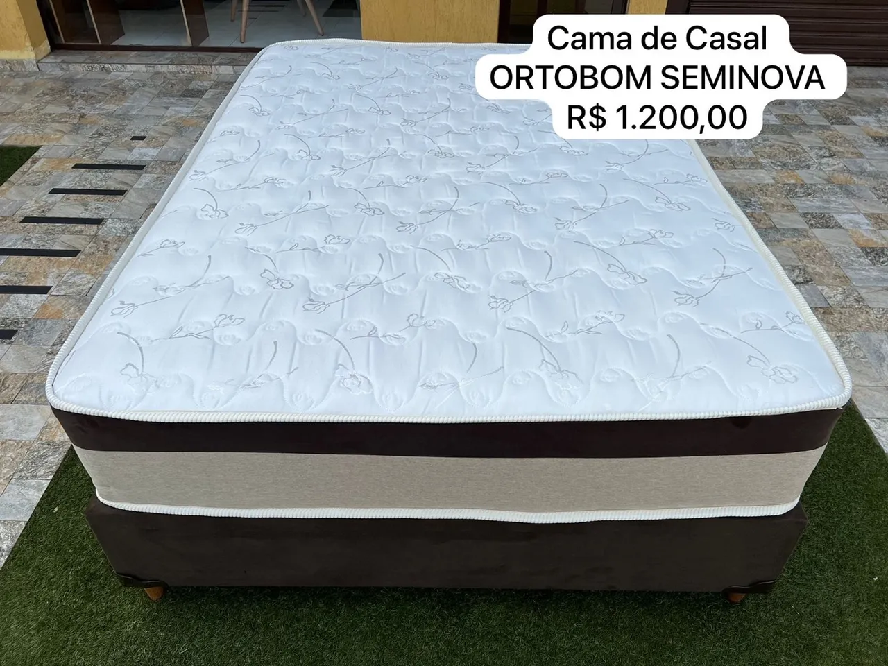 Cama box Casal Ortobom - Entregamos
