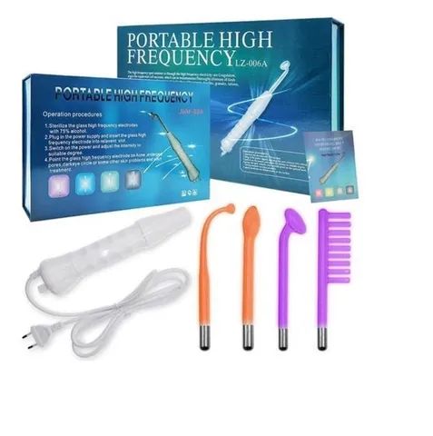 Alta Frequencia Portátil Facial E Capilar Com 4 Eletrodos - Foto 3