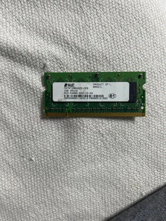 Pente de memória notebook 