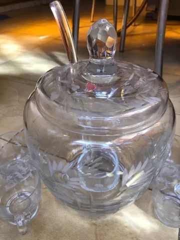 Poncheira de cristal  - Foto 2