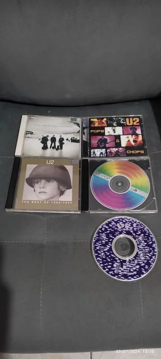 Cds de Rock do U2 (Leia a descrição)