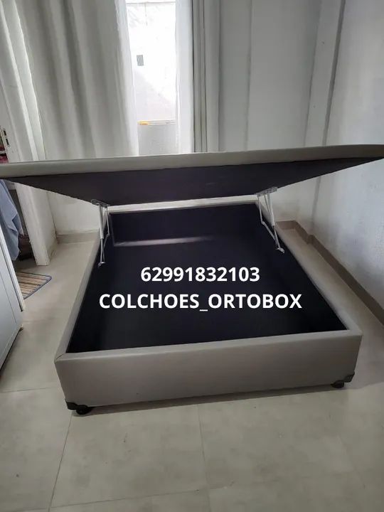 Box Baú Casal inteiro com pistões hidraulicos - Foto 3