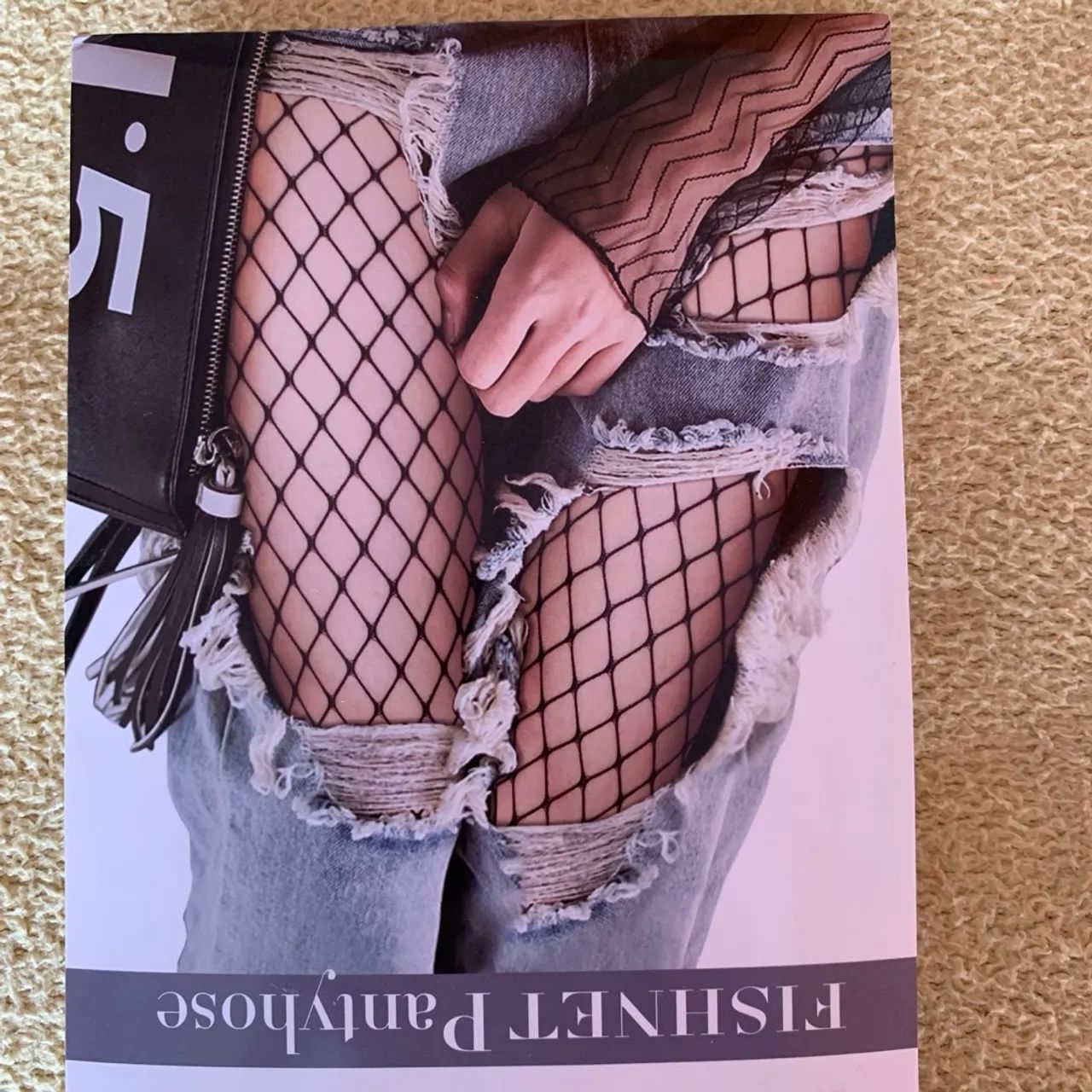 MEIA CALÇA ARRASTÃO PRETO NOVA 