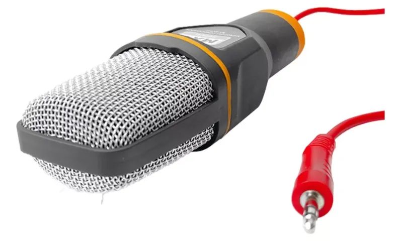 Microfone Condensador Com Tripé De Mesa Para Computador Cor Preto SEMI NOVO - Foto 6