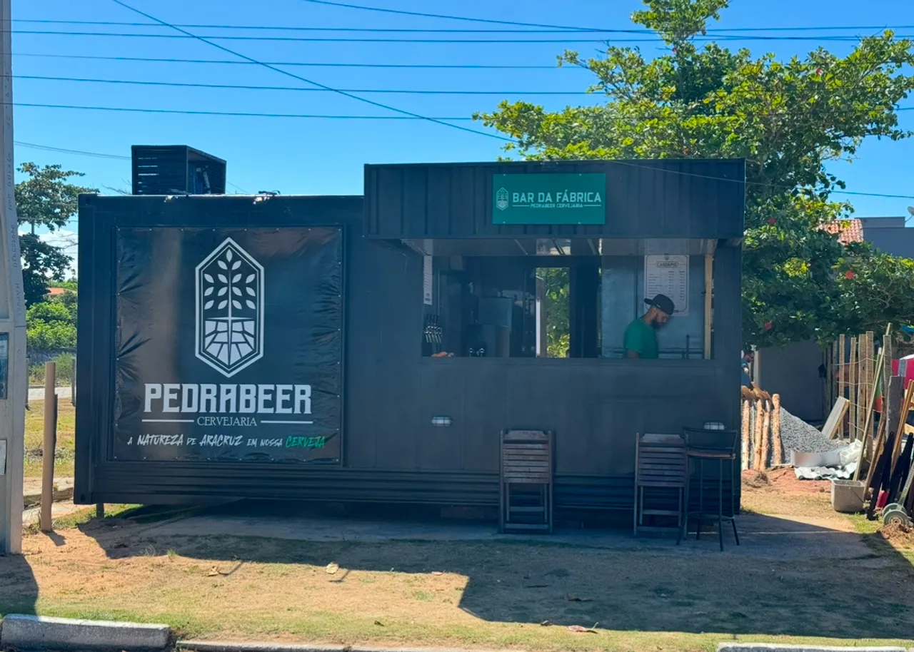 Bar container com câmara fria 
