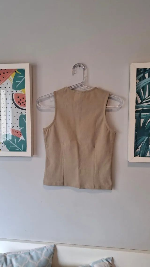 Cropped H&M divided nude/bege - Foto 3