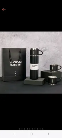 Kit garrafa termica