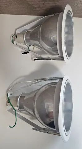 2 Luminárias de Aluminio de embutir sem vidro.  - Foto 2