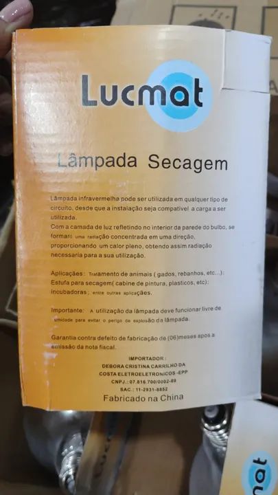 Lâmpada de secagem - Foto 3