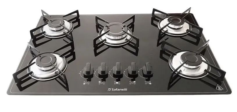 Fogão cooktop 5 bocas safanelli 