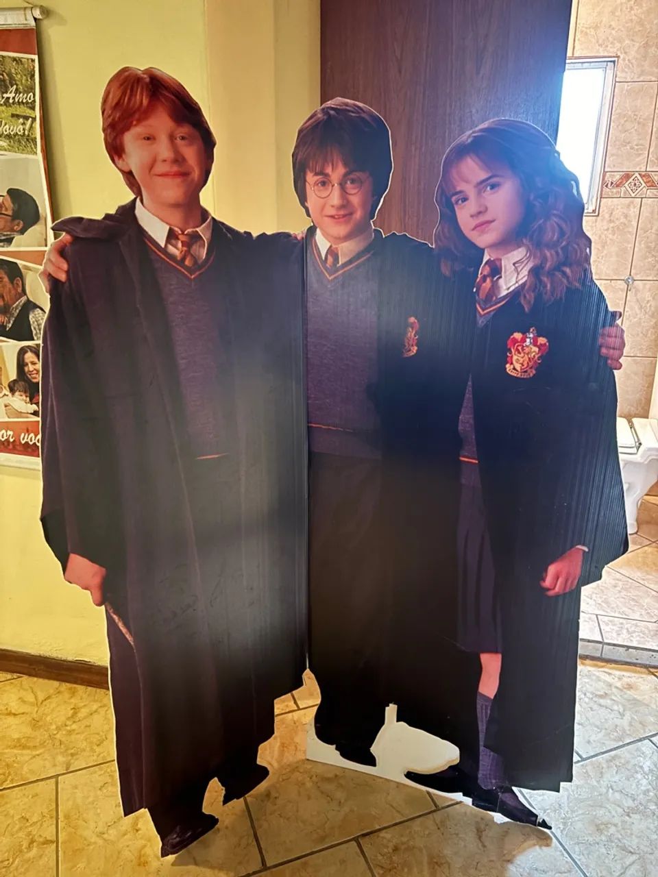 Recorte / display Harry Potter, Rony e Hermione - Foto 3