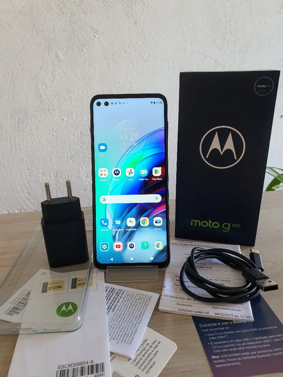 Vendo Moto G100 (256GB,12ram) Novíssimo. Perfeito