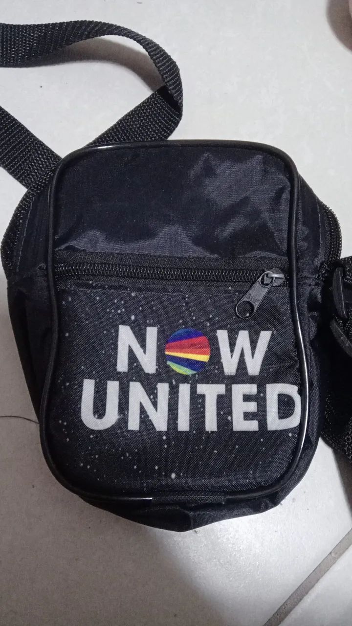 Mochila Now United+bolsa pequena+mini caixa de lápis de colorir - Foto 3