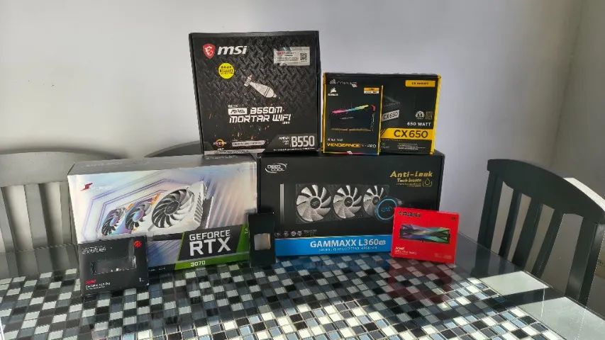 Computador gamer Ryzen 7 5800X + RTX 3070 + 32GB ram + 2TB