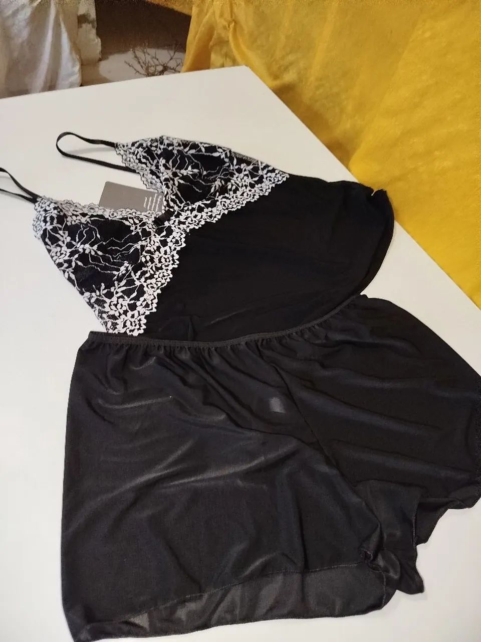Camisola de renda rosa - Foto 4