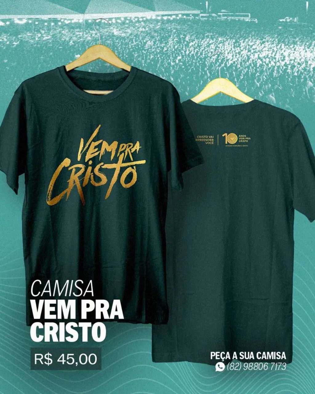 Camisa Vem Pra Cristo