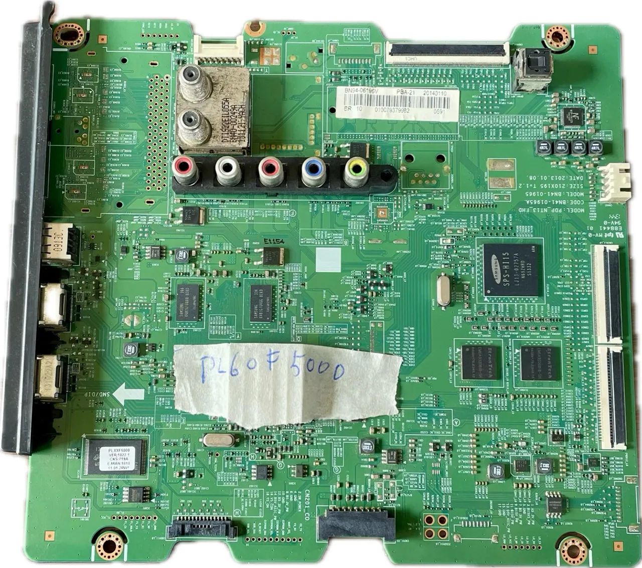Placa Principal Samsung Pl60f5000 Pl60f5000ag Bn94-06196v