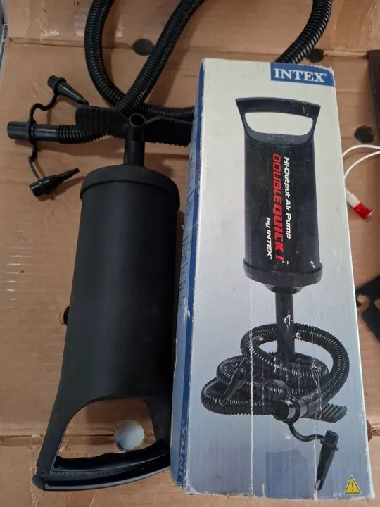 Bomba de Ar Intex Double Quick - Para Cama Inflável