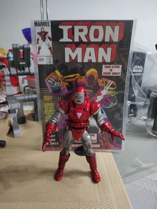 Boneco Iron Man Figura de Ação Marvel Legends Série VII toybiz