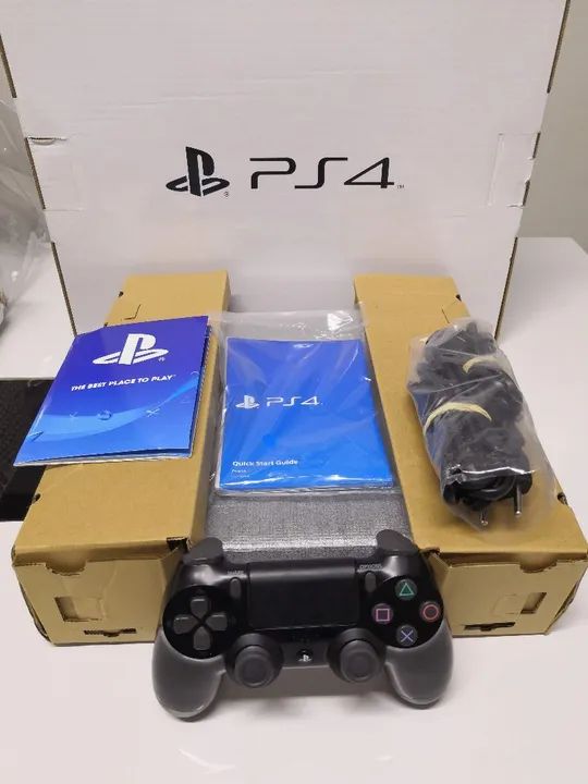 Ps4 Slim 1TB com HDR + 80 Jogos