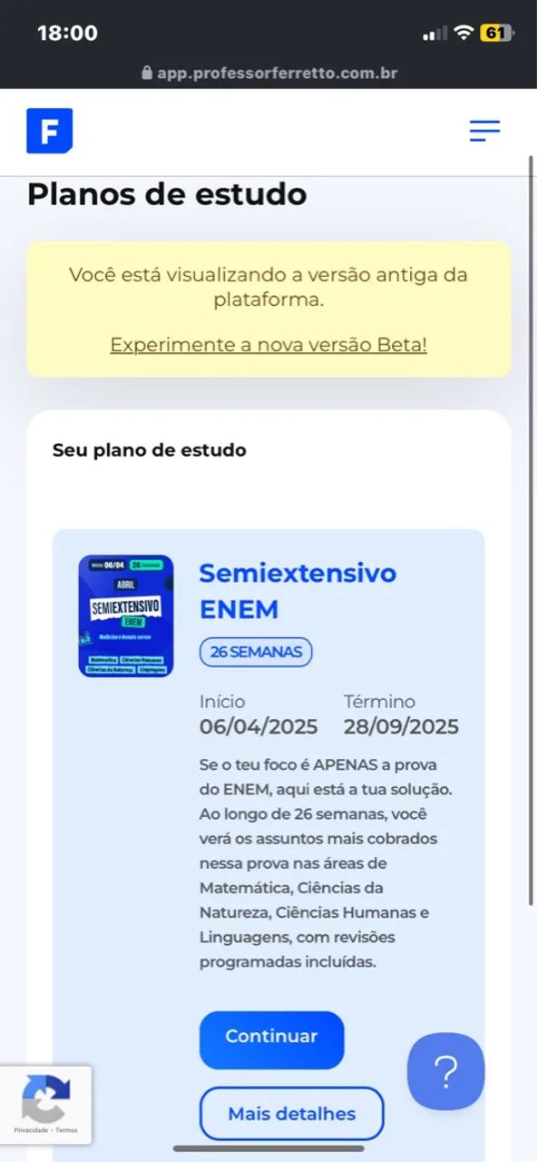 Vendo acesso á curso do ferreto, preparatório para o enem. - Foto 3
