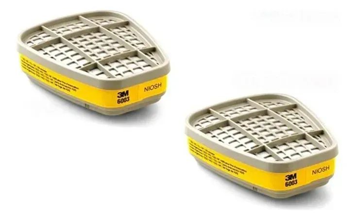 Cartucho Para Máscara Respiratória 3M 6003/07047 Vapor E Acidos 2unidades - Foto 5