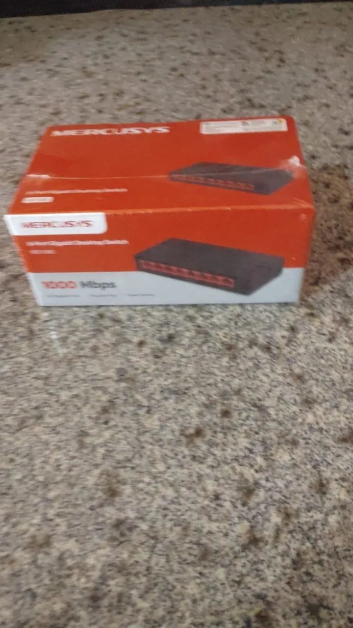 switch 8 portas mercusys  novo pronta entrega 