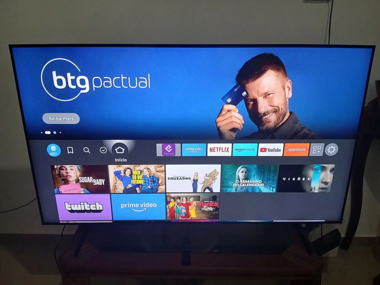 Smart tv samsung 60 polegadas 4K