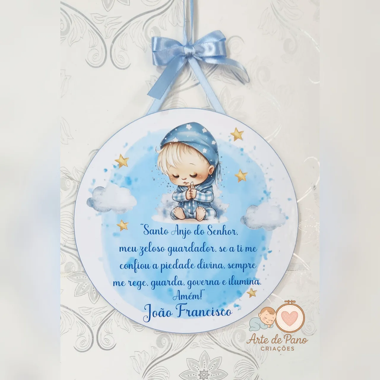 Porta maternidade Anjo da Guarda