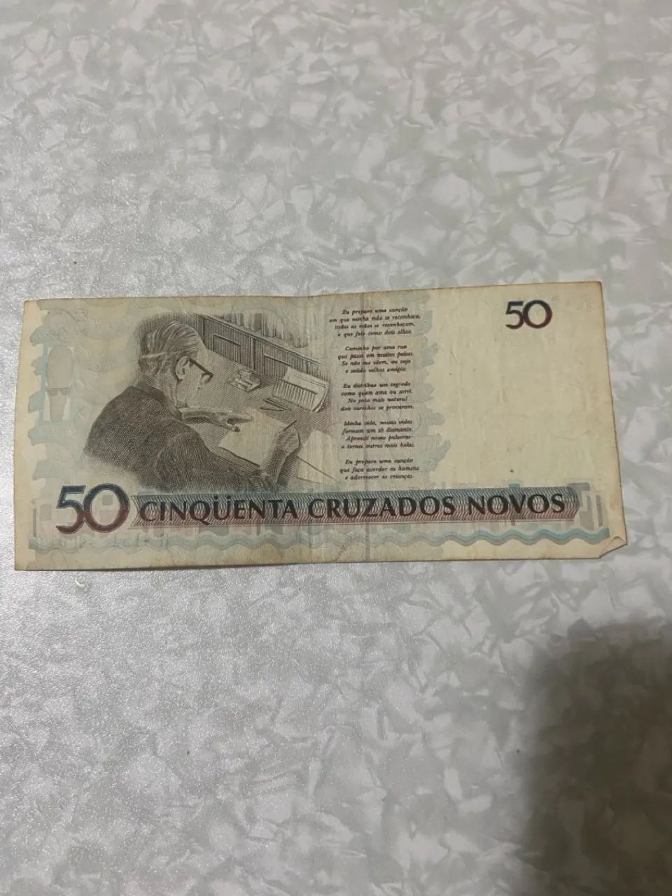CÉDULA 50 CRUZADOS NOVOS 